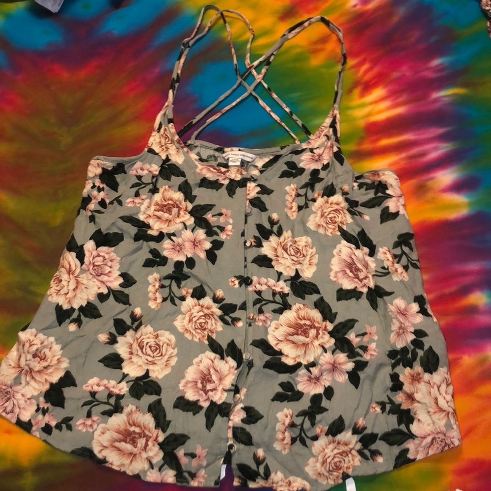 Floral print tanktop